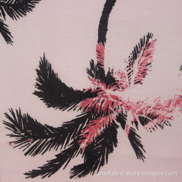 cotton tencel printed woven fabric